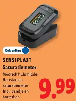 Lidl SensiPlast Saturatiemeter aanbieding
