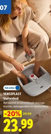 Lidl SensiPlast Voetenbad aanbieding