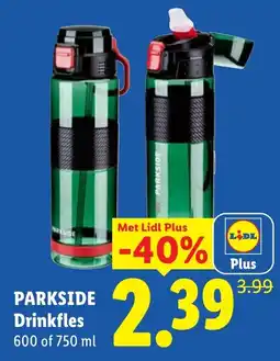 Lidl Parkside Drinkfles aanbieding