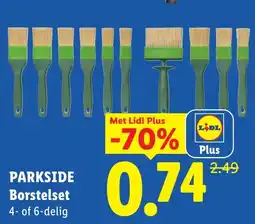 Lidl Parkside borstelset aanbieding