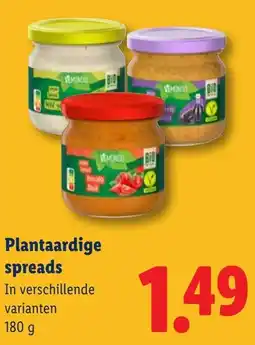 Lidl Plantaardige spreads aanbieding
