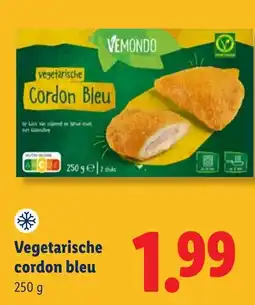 Lidl Vegetarische cordon bleu aanbieding