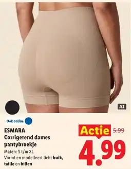 Lidl Esmara Corrigerend dames pantybroekje aanbieding