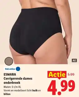 Lidl Esmara Corrigerende dames onderbroek aanbieding
