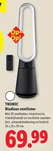Lidl Tronic Bladloze ventilator aanbieding