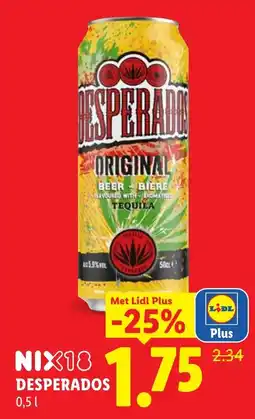 Lidl Desperados aanbieding
