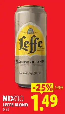 Lidl Leffe Blond aanbieding