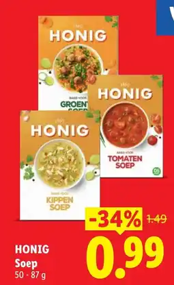 Lidl Honig Soep aanbieding