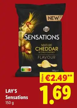 Lidl Lay's Sensations aanbieding