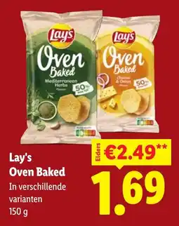 Lidl Lay's Oven Baked aanbieding