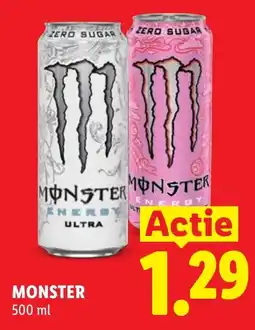 Lidl Monster Energy Ultra aanbieding