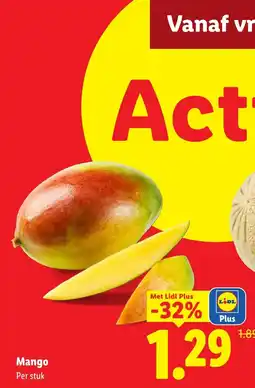 Lidl Mango aanbieding