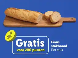 Lidl Frans stokbrood aanbieding