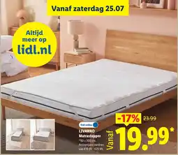 Lidl Livarno Matrastopper aanbieding