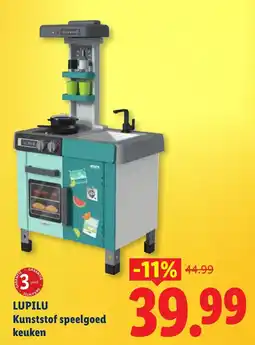 Lidl Lupilu Kunststof speelgoed keuken aanbieding