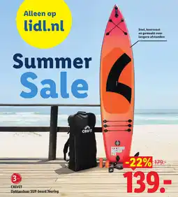 Lidl Crivit Opblaasbaar SUP-board Touring aanbieding
