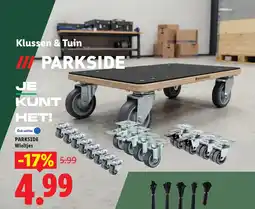 Lidl Parkside wieljes aanbieding