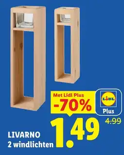 Lidl Livarno 2 windlichten aanbieding