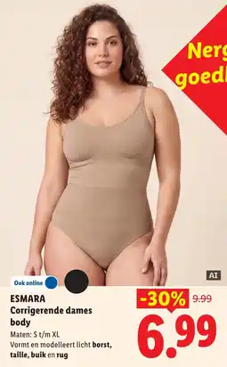 Lidl Esmara Corrigerende dames body aanbieding