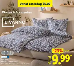 Lidl Livarno renforcé dekbedovertrek aanbieding