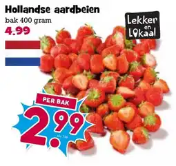 Boon`s Markt Hollandse aardbeien aanbieding
