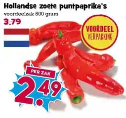 Boon`s Markt Hollandse zoete punt paprika's aanbieding