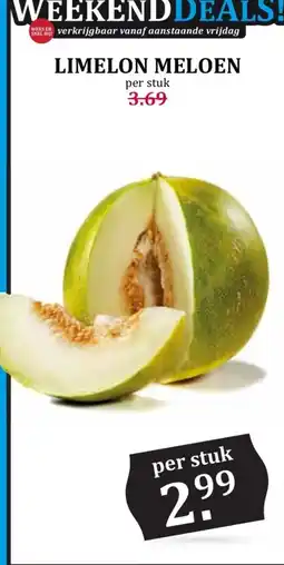 Boon`s Markt limelon meloen aanbieding