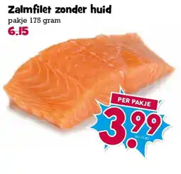 Boon`s Markt Zalmfilet zonder huid aanbieding
