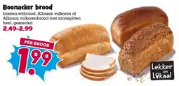 Boon`s Markt Boonacker brood aanbieding