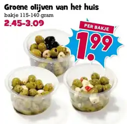 Boon`s Markt Groene olijven van het huis aanbieding