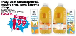 Boon`s Markt sinaasappeldrink aanbieding