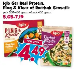 Boon`s Markt iglo ping & klaar of roerbak sensatie aanbieding