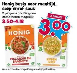 Boon`s Markt Honig basis voor maaltijd, soep en/of saus aanbieding