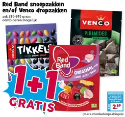 Boon`s Markt Red Band snoepzakken en/of Venco dropzakken aanbieding