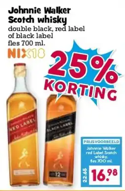 Boon`s Markt Johnnie Walker Scotch whisky aanbieding