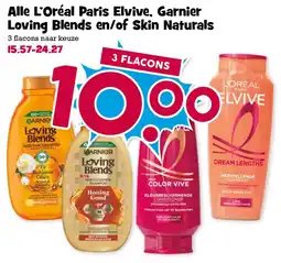 Boon`s Markt Alle L'Oréal Paris Elvive, Garnier Loving Blends en/of Skin Naturals aanbieding