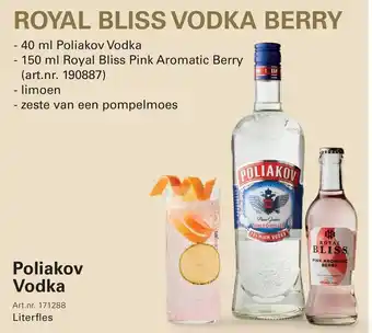 Royal Bliss Vodka Berry