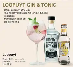 Sligro Loopuyt Gin & Tonic aanbieding