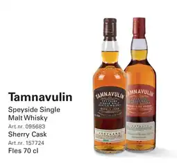 Sligro Tamnavulin speyside single malt whisky aanbieding