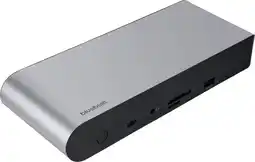 Coolblue BlueBuilt DisplayLink Docking Station Pro met USB-C Zilver aanbieding