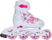 Bol.com Roces Jokey 3.0 Girl Inline Skates White/pink 38-41 aanbieding
