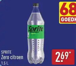 ALDI SPRITE Zero citroen aanbieding