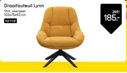 Leen Bakker Draaifauteuil lynn aanbieding