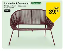 Leen Bakker Loungebank formentera aanbieding