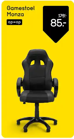 Leen Bakker Gamestoel Monza aanbieding