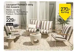 Leen Bakker Loungeset palmas aanbieding