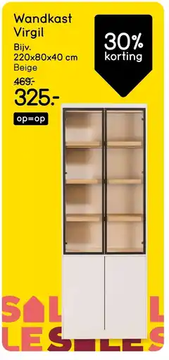 Leen Bakker Wandkast Virgil aanbieding