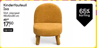 Leen Bakker Kinderfauteuil isa aanbieding