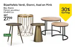 Leen Bakker Bijzettafels Verdi, Gianni, Axel en Mink aanbieding