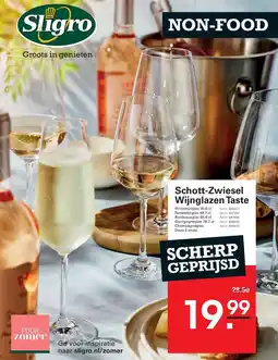 Sligro Schott-Zwiesel Wijnglazen Taste aanbieding